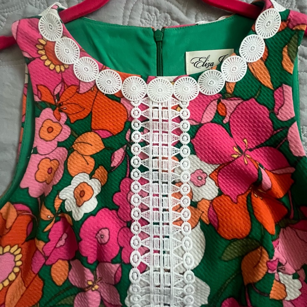 Eliza J Printed Cocktail Dress